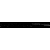 Globo 29891 Lichterkette Metall Schwarz, 300Xled Lichterkett