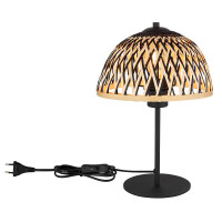 Globo 15767T Colly Tischleuchte Metall Schwarz Matt, 1X E27 
