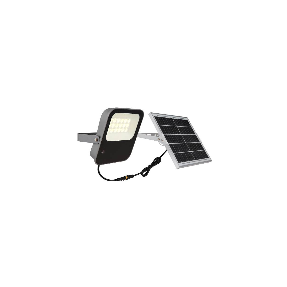 Solarleuchte Aluminium Druckguss Grau, 1Xled Solarleuchte Aluminium Druckguss Grau, Led