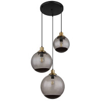 Potter Hängeleuchte Metall Schwarz Matt, 3X E27 3