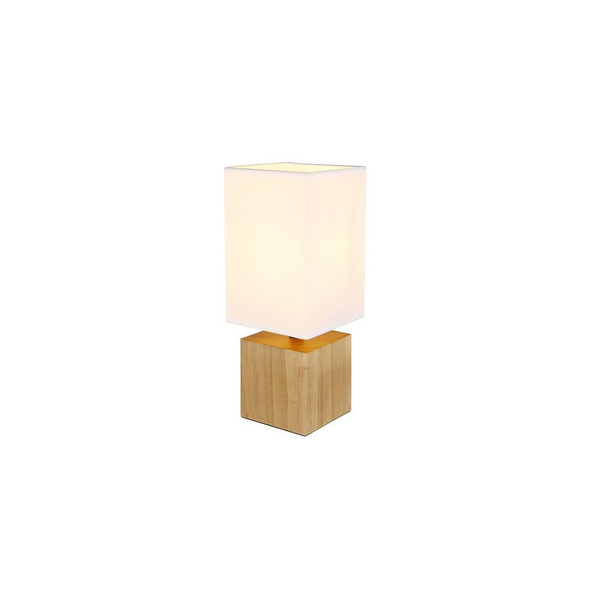 Valentino Tischleuchte Holz Naturfarben, 1X E27