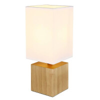 Valentino Tischleuchte Holz Naturfarben, gallery
