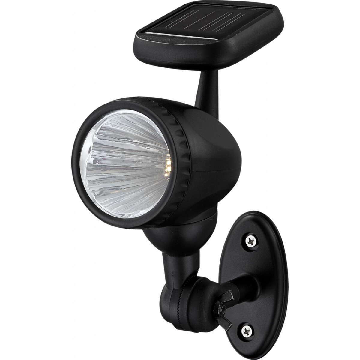 Solar Solarleuchte Kunststoff Schwarz, 3X Led