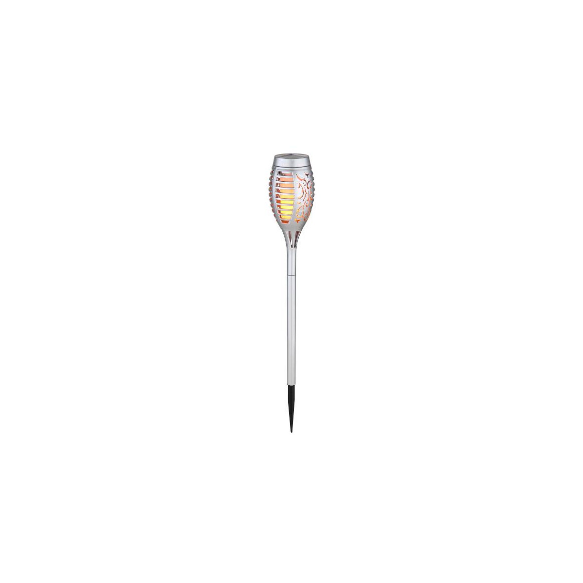 Solarleuchte Kunststoff Silberfarben, 12Xled Solarleuchte Kunststoff Silberfarben, 12X Led