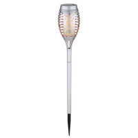 Globo 33536-12S Solarleuchte Kunststoff Silberfarben, 12Xled
