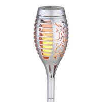 Globo 33536-12S Solarleuchte Kunststoff Silberfarben, 12Xled