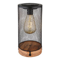 Solarleuchte Holz Natur, 1Xled Solarleuc gallery