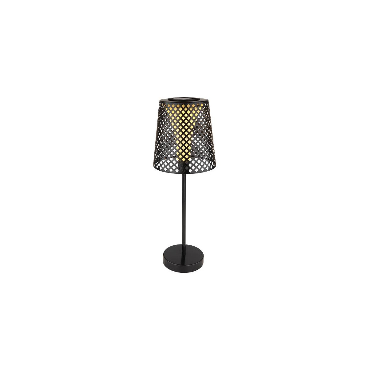 Solarleuchte Metall Schwarz, 1Xled Solarleuchte Metall Schwarz Matt, Led