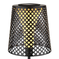 Globo 36629 Solarleuchte Metall Schwarz, 1Xled Solarleuchte 