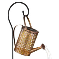 Solarleuchte Metall Schwarz Matt, 36Xled Solarleuchte Metall