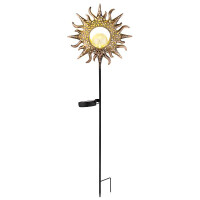 Globo 36533 Solarleuchte Metall Schwarz Matt, 1Xled Solarleu
