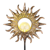 Globo 36533 Solarleuchte Metall Schwarz Matt, 1Xled Solarleu