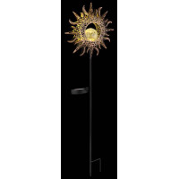 Globo 36533 Solarleuchte Metall Schwarz Matt, 1Xled Solarleu