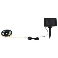 Solar-Lichterkette Kunststoff Schwarz, 180Xled Solar-Lichter