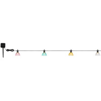 Globo 36800-10 Solar-Lichterkette Kunststoff Schwarz, 10Xled