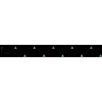 Globo 36800-10 Solar-Lichterkette Kunststoff Schwarz, 10Xled