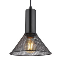 Globo 15648H1 Jedd Hängeleuchte Metall Schwarz Matt, 1X