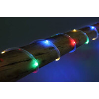 Globo 33689 Solar-Lichterkette Kunststoff Schwarz, 50Xled So