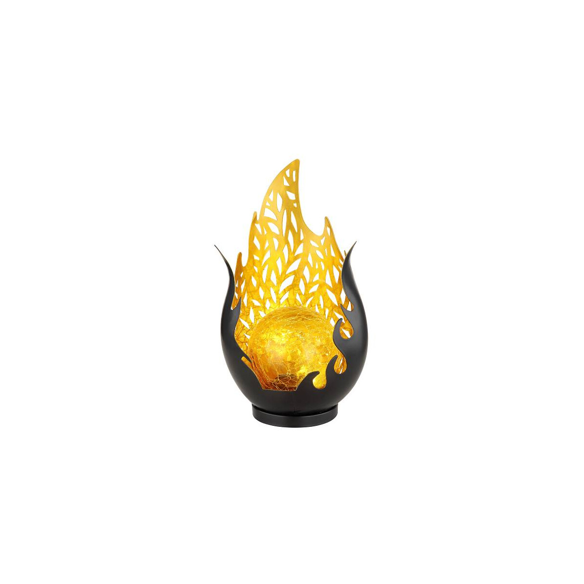 Solarleuchte Metall Schwarz, 1Xled Solarleuchte Metall Schwarz Matt, Led