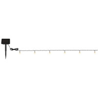 Globo 36802-20 Solar-Lichterkette Kunststoff Schwarz, 20Xled