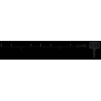 Globo 36820 Solar-Lichterkette Kunststoff Schwarz, 100Xled S