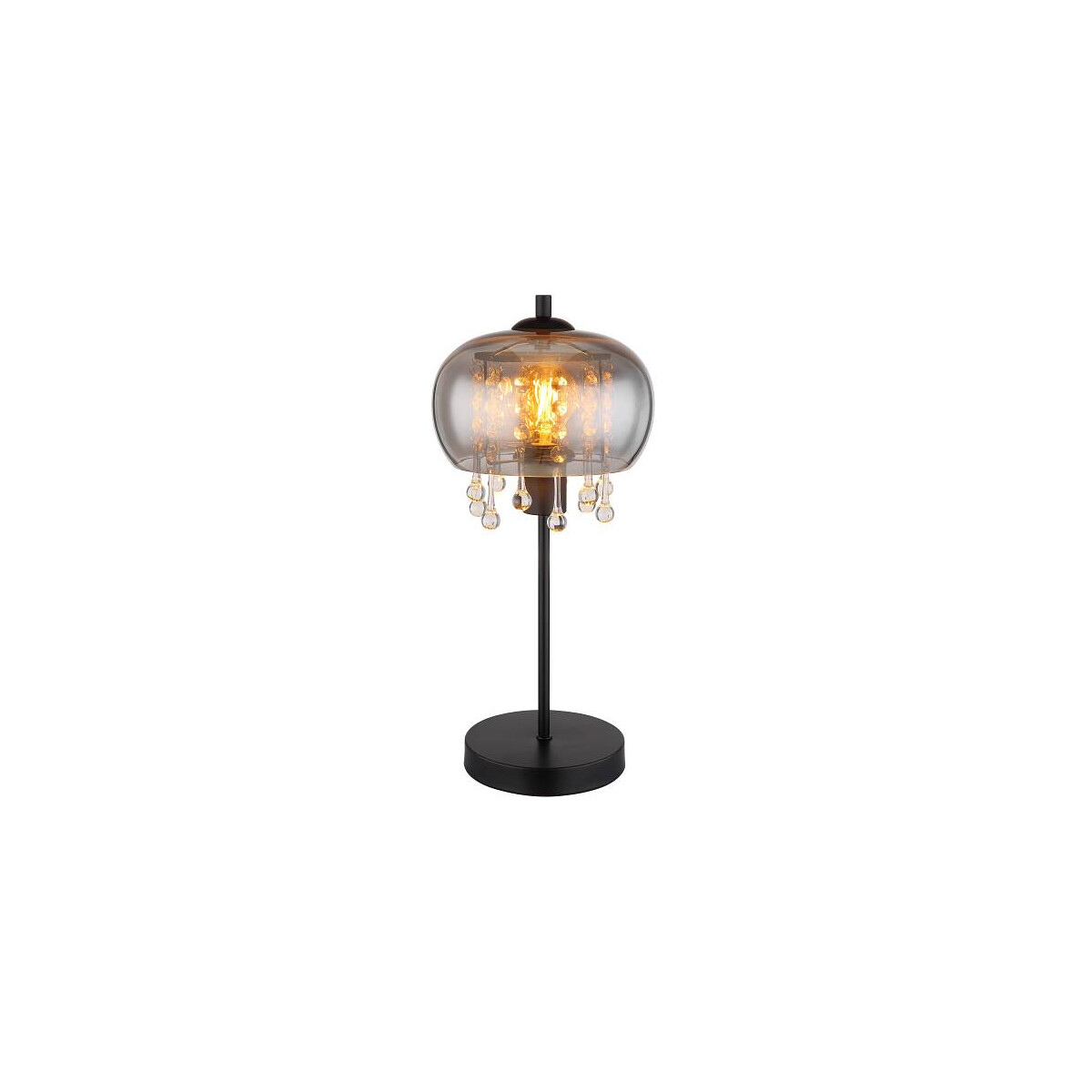 Corry Tischleuchte Metall Schwarz Matt, 1X E27 Led