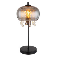 Globo 15839T Corry Tischleuchte Metall Schwarz Matt, 1X E27 