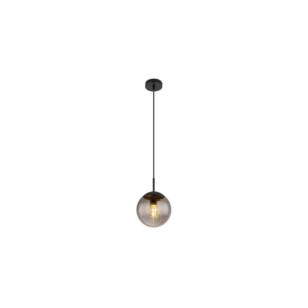 Hängeleuchte Metall Schwarz Matt, 1Xe27 Led Hängeleuchte Metall Schwarz Matt, 1X E27 Led