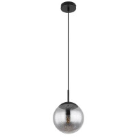 Hängeleuchte Metall Schwarz Matt, 1Xe27 Led Hängel