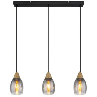 Reid Hängeleuchte Metall Schwarz Matt, 3X E27 4