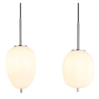 Globo 15345-4NO Blacky I Hängeleuchte Metall Nickel Mat