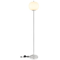 Globo 15345SNO Blacky I Stehleuchte Metall Nickel Matt, 1X E