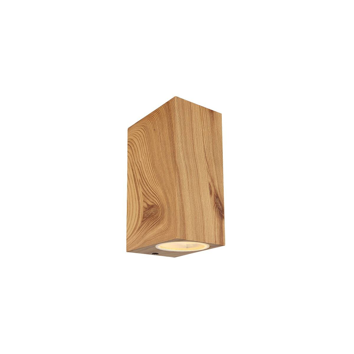 Veronika Außenleuchte Aluminium Druckguss Holzoptik, 2X Gu10