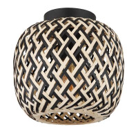 Globo 15766D Colly Deckenleuchte Metall Schwarz Matt, 1X E27