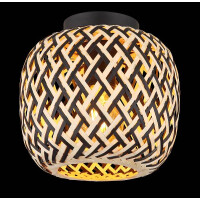 Globo 15766D Colly Deckenleuchte Metall Schwarz Matt, 1X E27