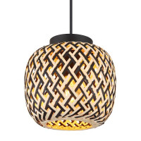 Globo 15766H Colly Hängeleuchte Metall Schwarz Matt, 1X