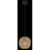Globo 15766H Colly Hängeleuchte Metall Schwarz Matt, 1X