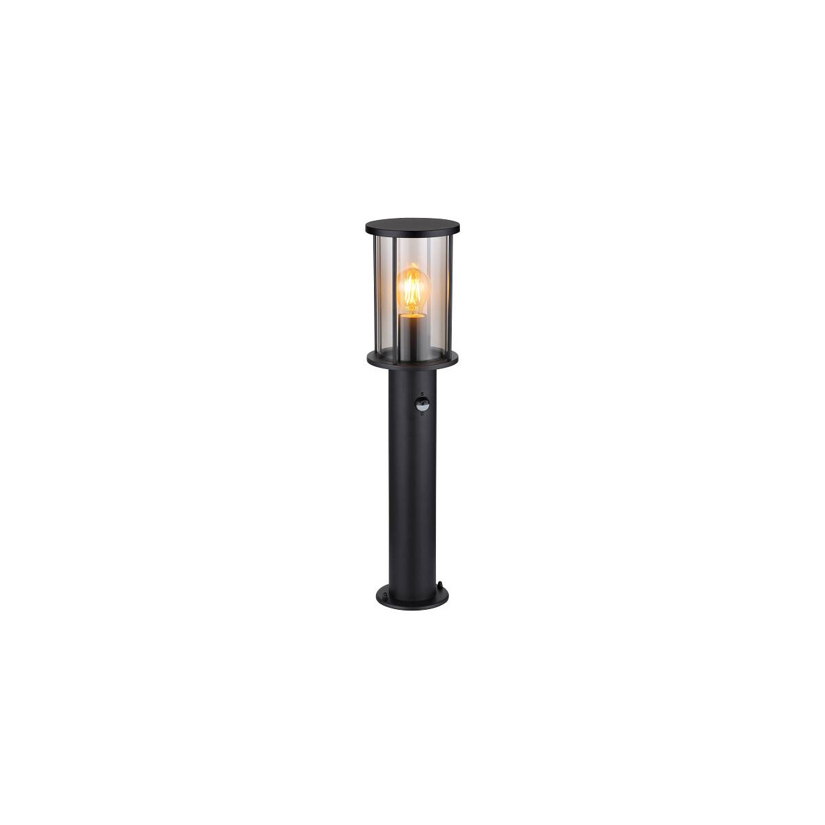 Gracey Außenleuchte Edelstahl Schwarz Matt, 1X E27