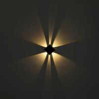 Globo 36494 Solarleuchte Kunststoff Schwarz, 1Xled Solarleuc