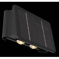 Globo 36496 Solarleuchte Kunststoff Schwarz, 1Xled Solarleuc