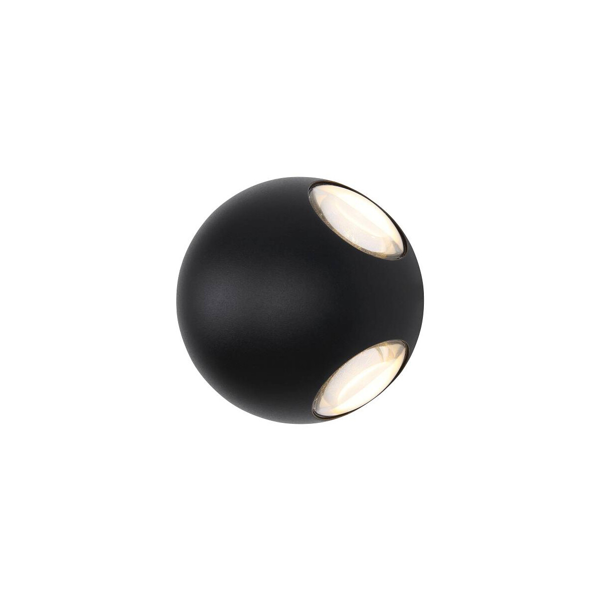 Slice Außenleuchte Aluminium Schwarz Matt, Led