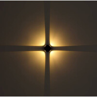 Slice Außenleuchte Aluminium Schwarz Matt, Led 4