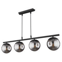 Blama Hängeleuchte Metall Schwarz Matt, 4X E27 3