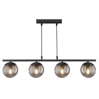 Blama Hängeleuchte Metall Schwarz Matt, 4X E27 4