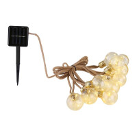 Solar-Lichterkette Kunststoff Amber, 50X gallery