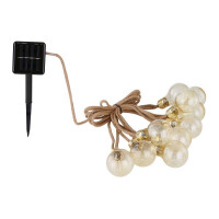 Solar-Lichterkette Kunststoff Amber, 50Xled Solar-Lichterket