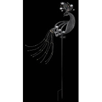 Globo 36019 Solarleuchte Metall Silbergrau, 39Xled Solarleuc