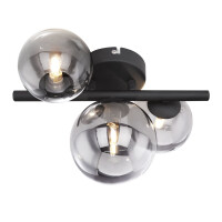 Riha Deckenleuchte Metall Schwarz Matt, 3X G9 Led 4