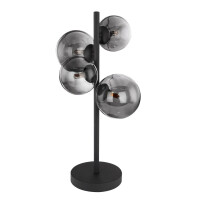 Riha Tischleuchte Metall Schwarz Matt, 4X G9 Led 3