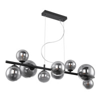 Riha Hängeleuchte Metall Schwarz Matt, 9X G9 Led 2